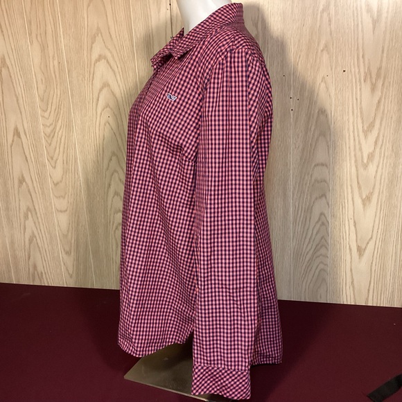Vineyard Vines Classic Womens checked button down shirt size 16 - Picture 6 of 10